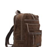 Mochila Cuero Mujer Leah Back Chocolate Rockford