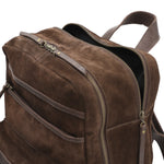 Mochila Cuero Mujer Leah Back Chocolate Rockford