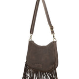Cartera Cuero Mujer Lark Cross Chocolate Rockford