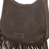 Cartera Cuero Mujer Lark Cross Chocolate Rockford