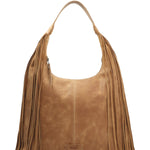 Cartera Cuero Mujer Leann Hobo Caramelo Rockford