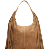Cartera Cuero Mujer Leann Hobo Caramelo Rockford