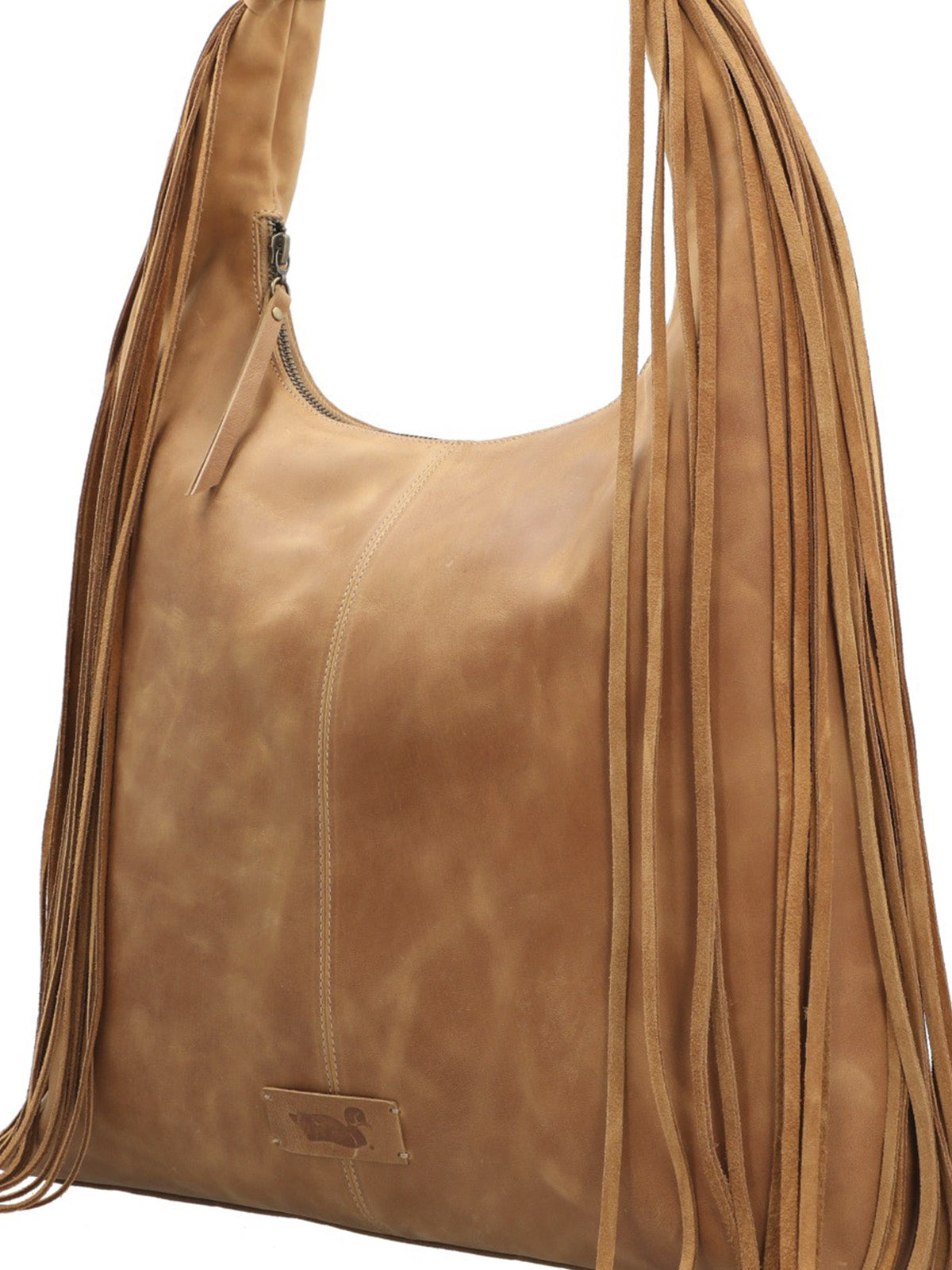 Cartera Cuero Mujer Leann Hobo Caramelo Rockford