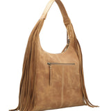 Cartera Cuero Mujer Leann Hobo Caramelo Rockford