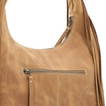 Cartera Cuero Mujer Leann Hobo Caramelo Rockford