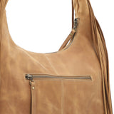 Cartera Cuero Mujer Leann Hobo Caramelo Rockford