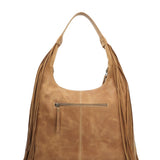 Cartera Cuero Mujer Leann Hobo Caramelo Rockford