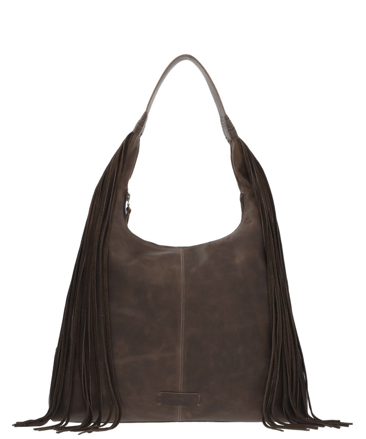 Cartera Cuero Mujer Leann Hobo Chocolate Rockford