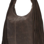Cartera Cuero Mujer Leann Hobo Chocolate Rockford