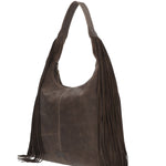 Cartera Cuero Mujer Leann Hobo Chocolate Rockford