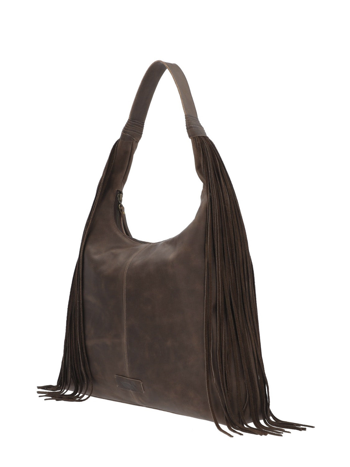 Cartera Cuero Mujer Leann Hobo Chocolate Rockford