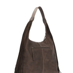 Cartera Cuero Mujer Leann Hobo Chocolate Rockford