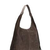 Cartera Cuero Mujer Leann Hobo Chocolate Rockford