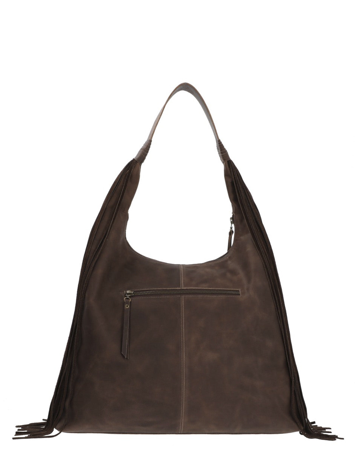 Cartera Cuero Mujer Leann Hobo Chocolate Rockford