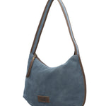 Cartera Cuero Mujer Lara Hobo Celeste Rockford