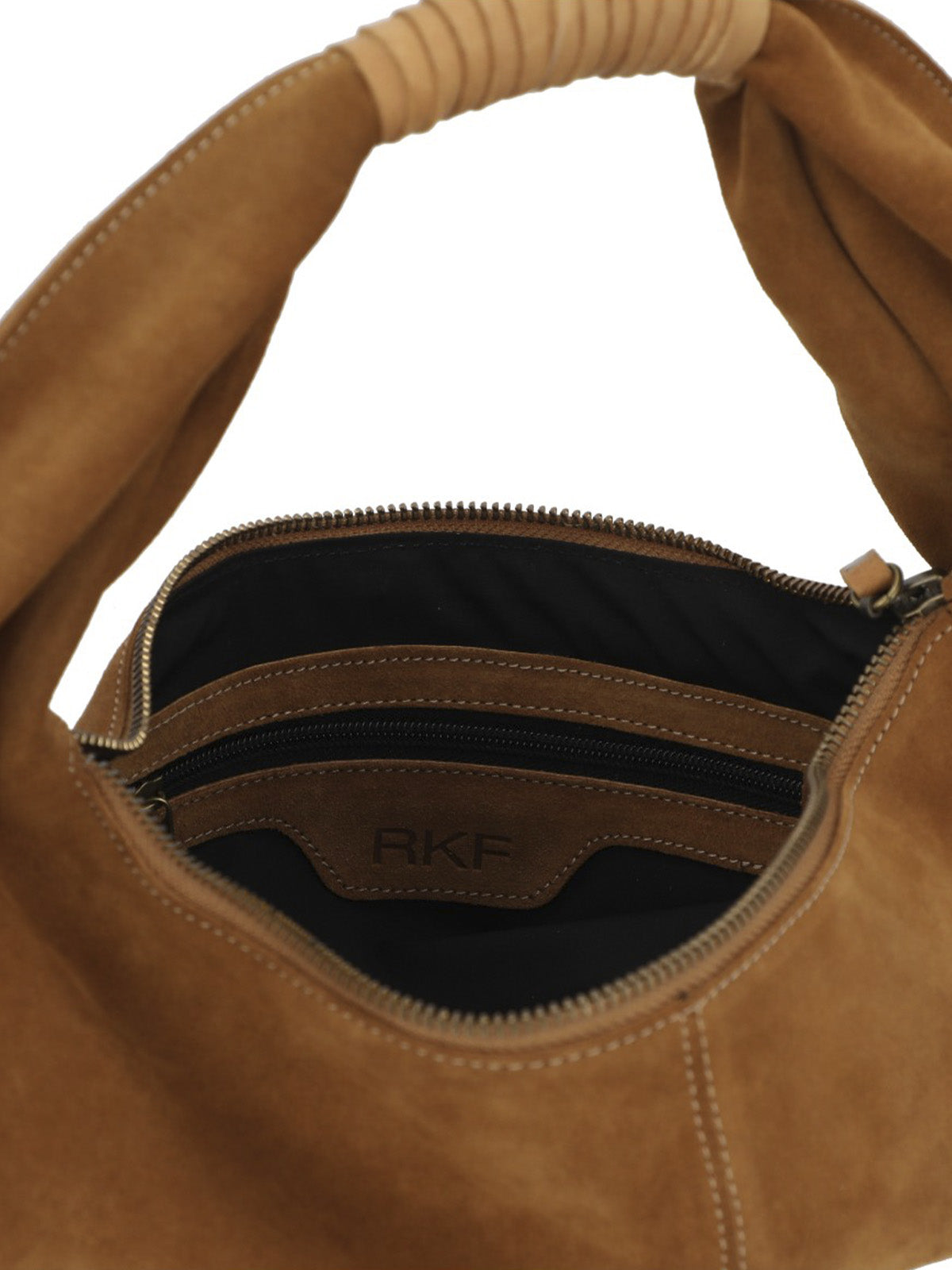 Cartera Cuero Mujer Lauren Hobo Caramelo Rockford