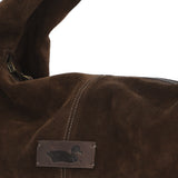 Cartera Cuero Mujer Lauren Hobo Chocolate Rockford