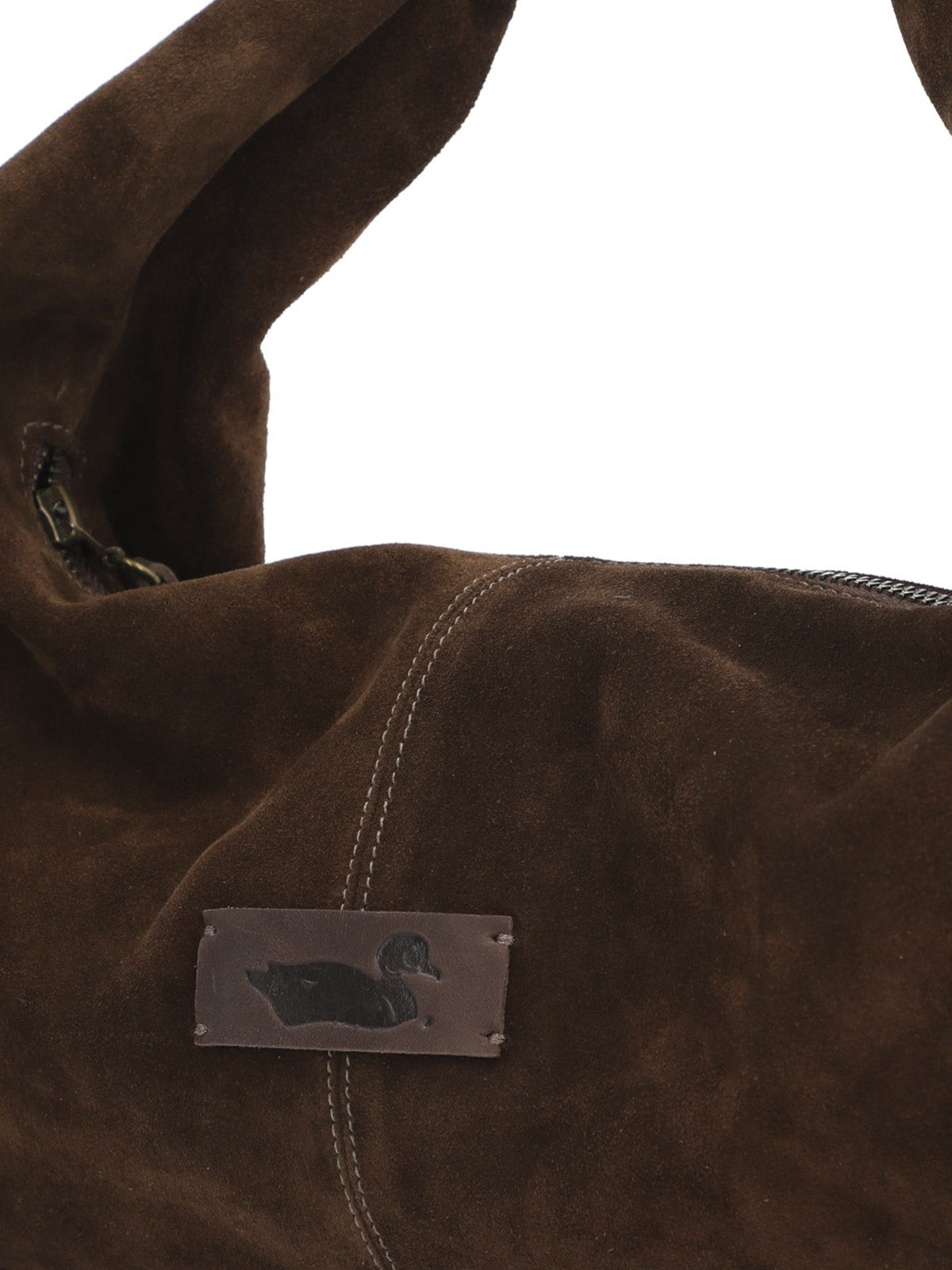 Cartera Cuero Mujer Lauren Hobo Chocolate Rockford