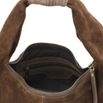 Cartera Cuero Mujer Lauren Hobo Chocolate Rockford