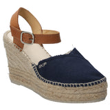 Alpargata Lino Mujer Altea Azul Rockford