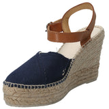 Alpargata Lino Mujer Altea Azul Rockford