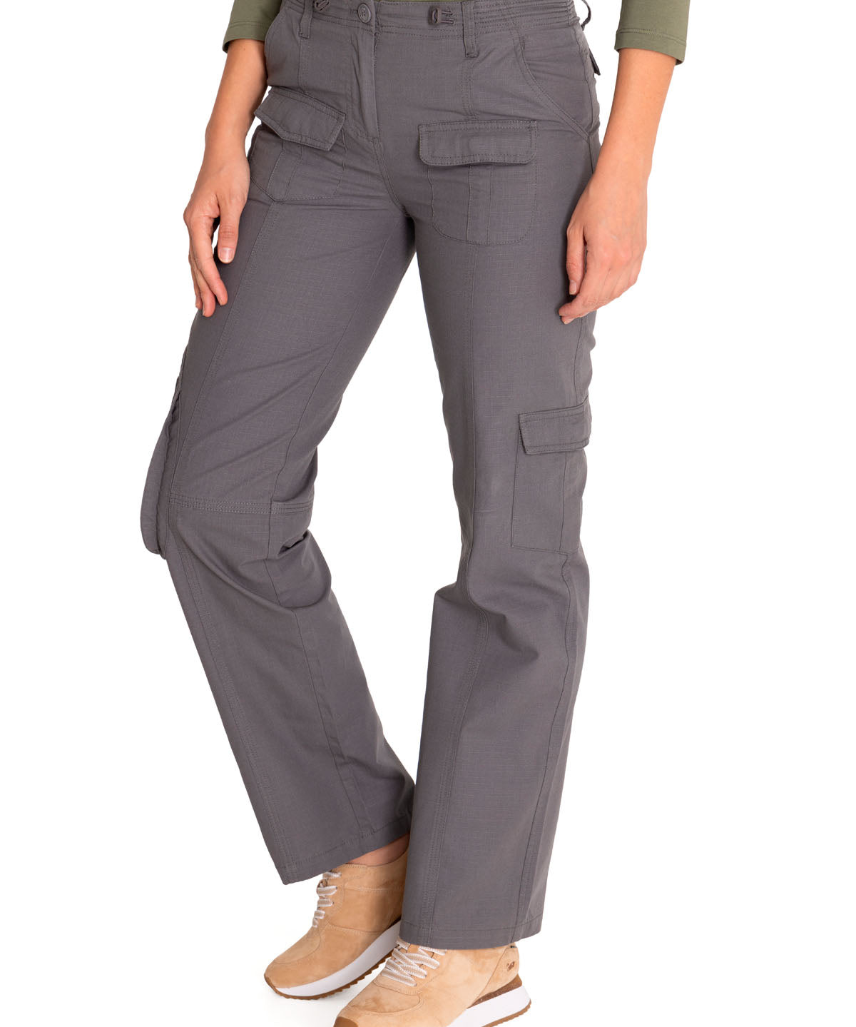 Pantalón Algodón Orgánico Mujer Mar Gris Rockford