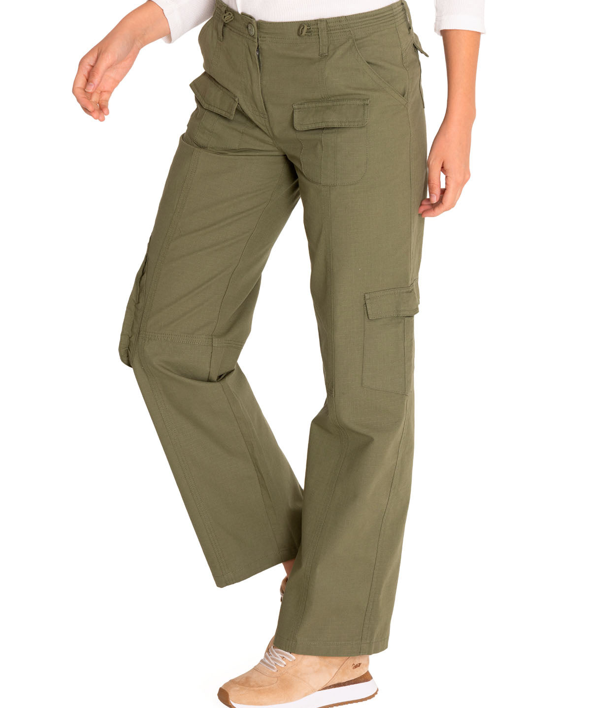 Pantalón Algodón Orgánico Mujer Mar Verde Rockford