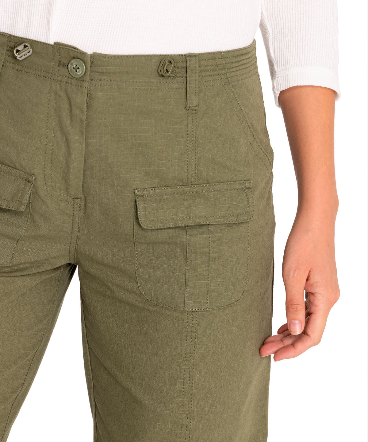 Pantalón Algodón Orgánico Mujer Mar Verde Rockford