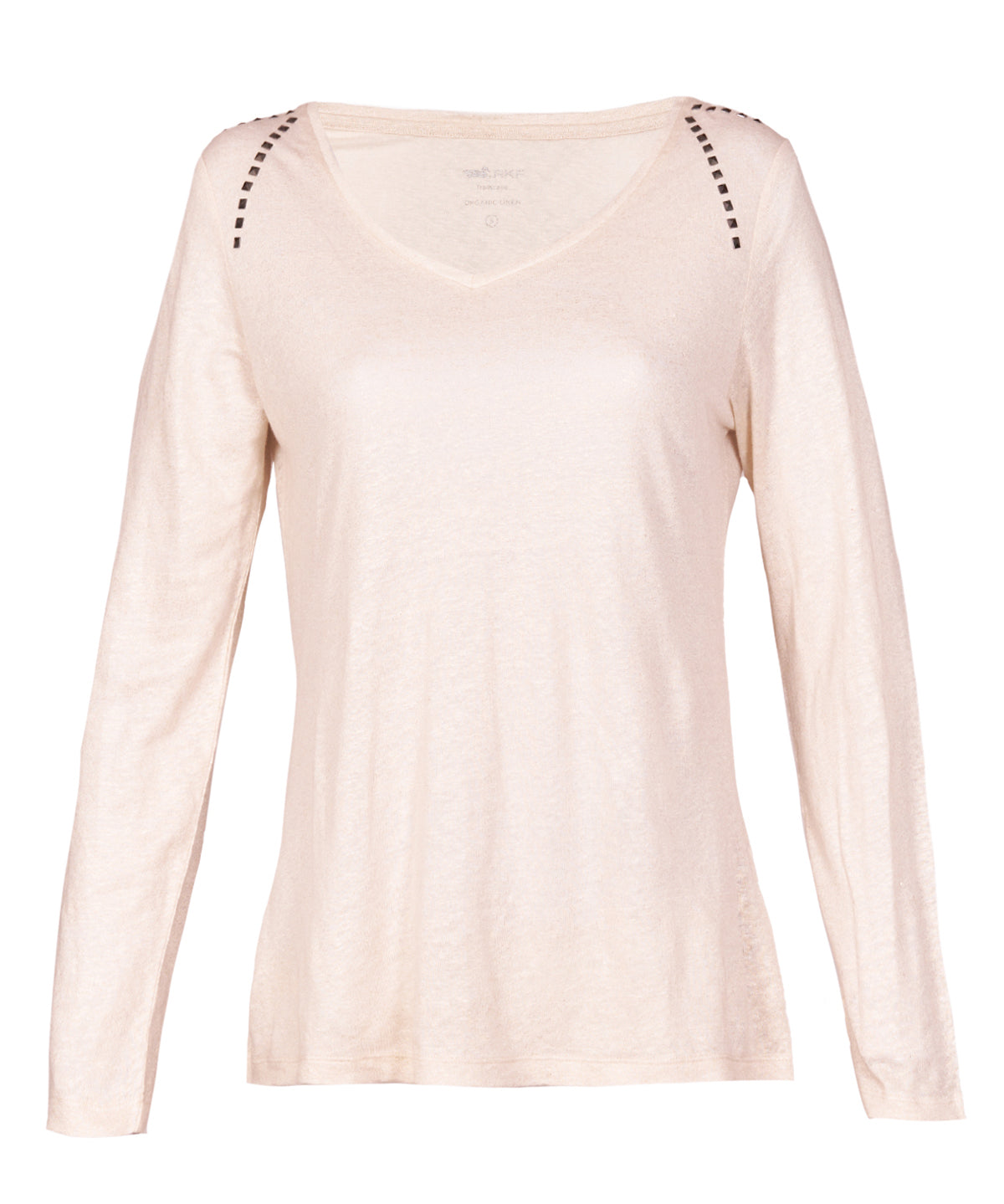 Polera Lino Orgánico Mujer Emily Blanco Rockford