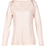 Polera Lino Orgánico Mujer Emily Blanco Rockford