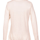 Polera Lino Orgánico Mujer Emily Blanco Rockford