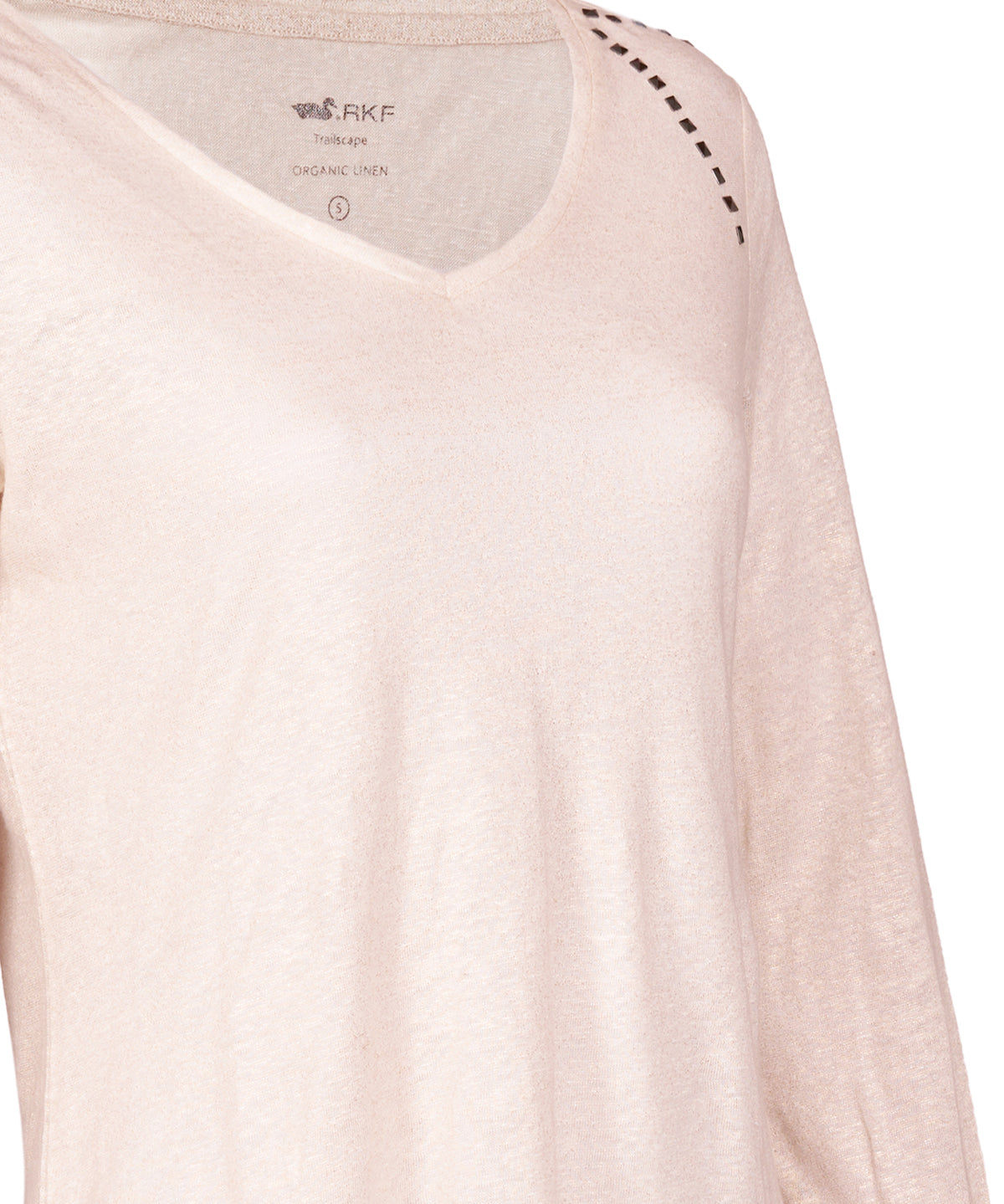 Polera Lino Orgánico Mujer Emily Blanco Rockford