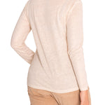 Polera Lino Orgánico Mujer Emily Blanco Rockford