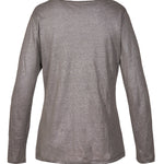 Polera Lino Orgánico Mujer Emily Gris Rockford