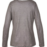 Polera Lino Orgánico Mujer Emily Gris Rockford