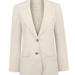 Chaqueta Lino Mujer Heron Beige Rockford