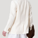 Chaqueta Lino Mujer Heron Beige Rockford
