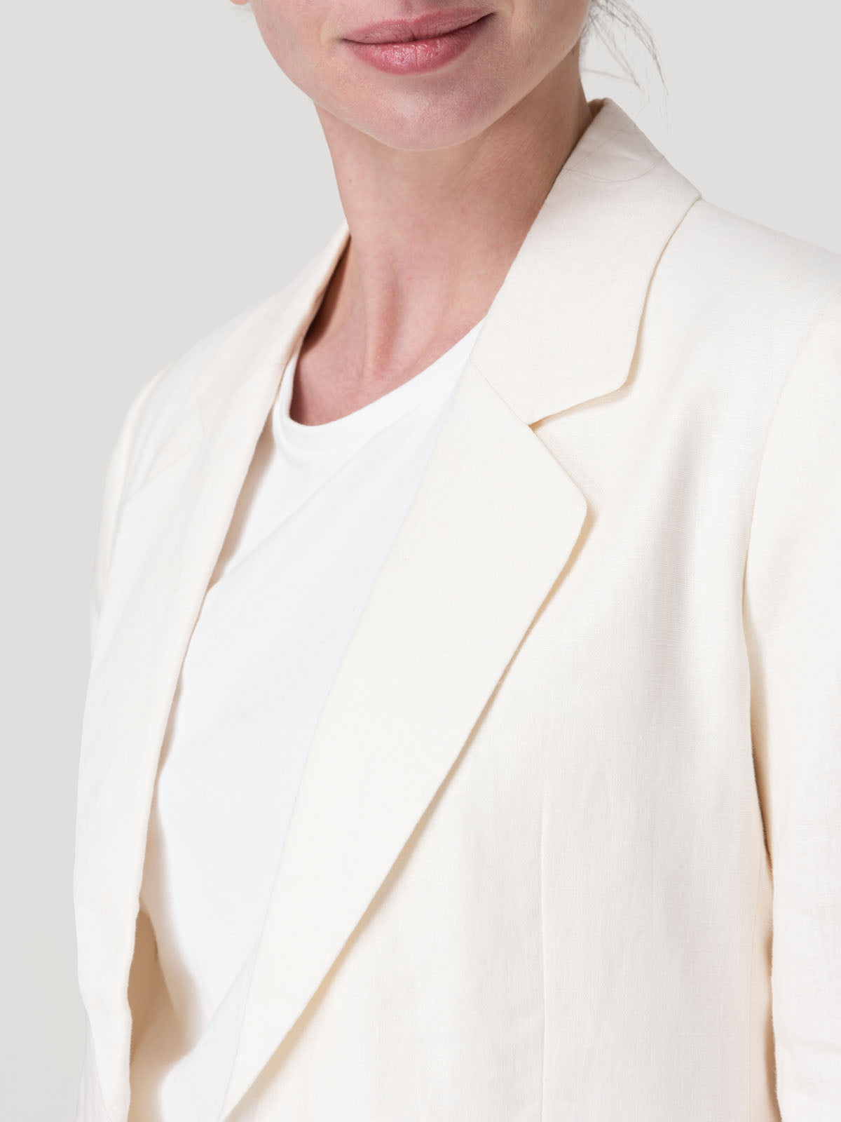 Chaqueta Lino Mujer Heron Beige Rockford