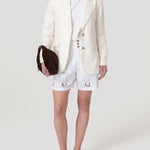 Chaqueta Lino Mujer Heron Beige Rockford