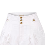 Short Lino Mujer Croft Blanco Rockford