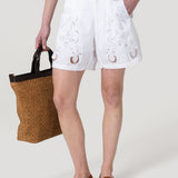 Short Lino Mujer Croft Blanco Rockford