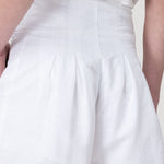 Short Lino Mujer Croft Blanco Rockford