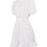 Vestido Lino Mujer Ember Blanco Rockford