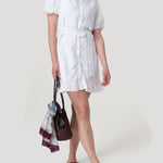 Vestido Lino Mujer Ember Blanco Rockford