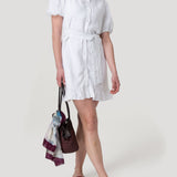 Vestido Lino Mujer Ember Blanco Rockford