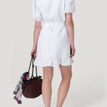 Vestido Lino Mujer Ember Blanco Rockford