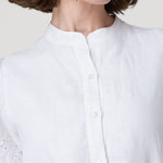 Vestido Lino Mujer Ember Blanco Rockford