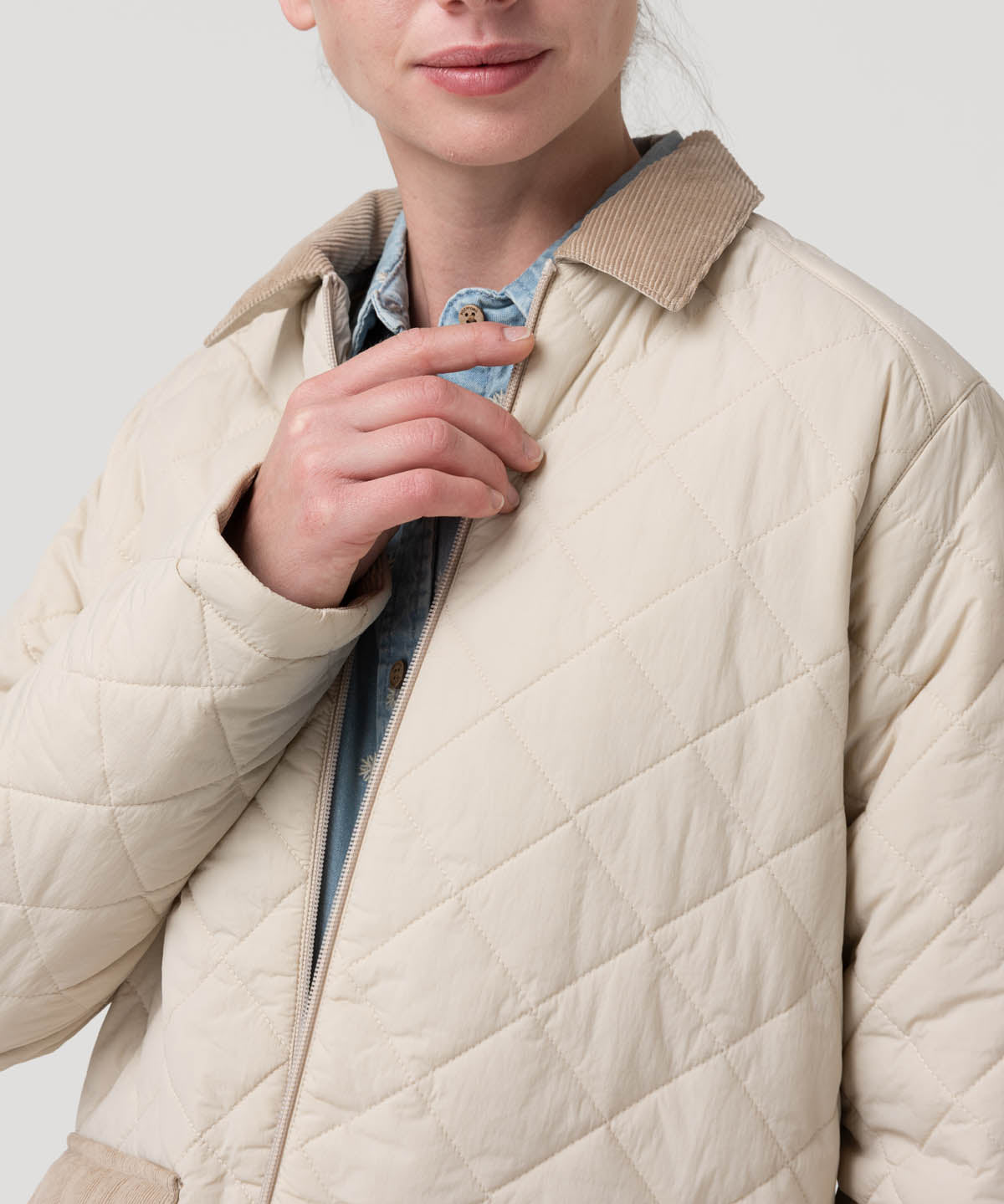 Parka Nylon Mujer Maonia Café Rockford