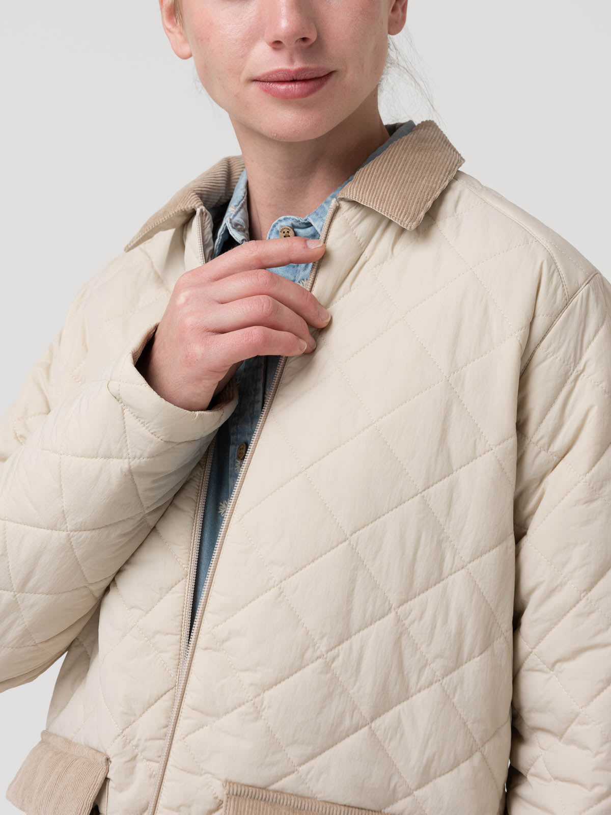 Parka Nylon Mujer Maonia Café Rockford