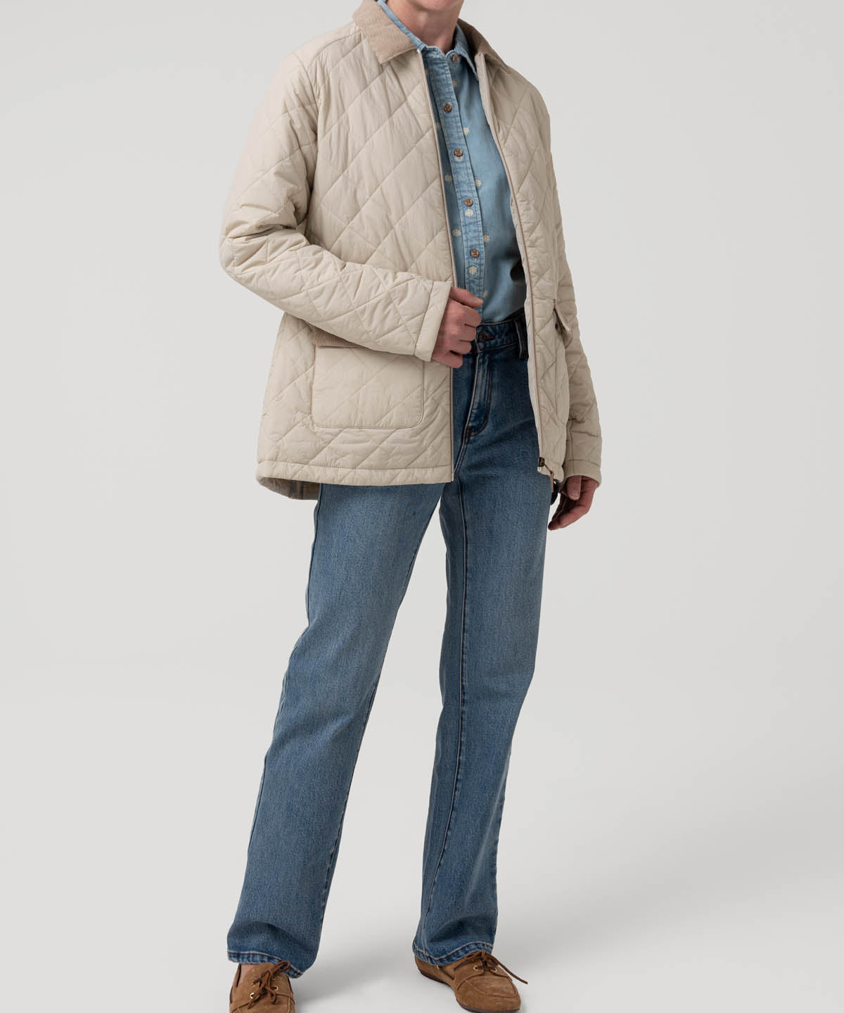 Parka Nylon Mujer Maonia Café Rockford
